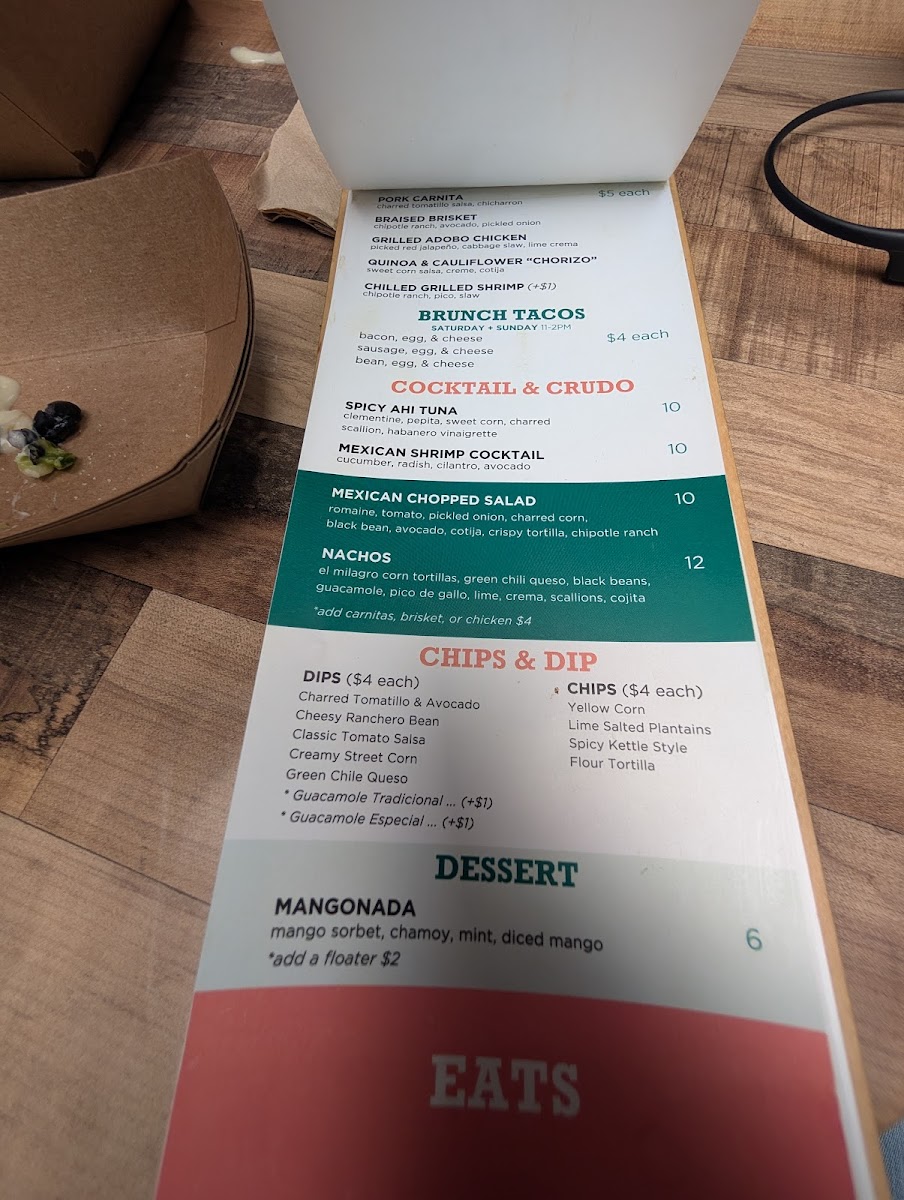 Upstairs at Caroline Menu - Image 2